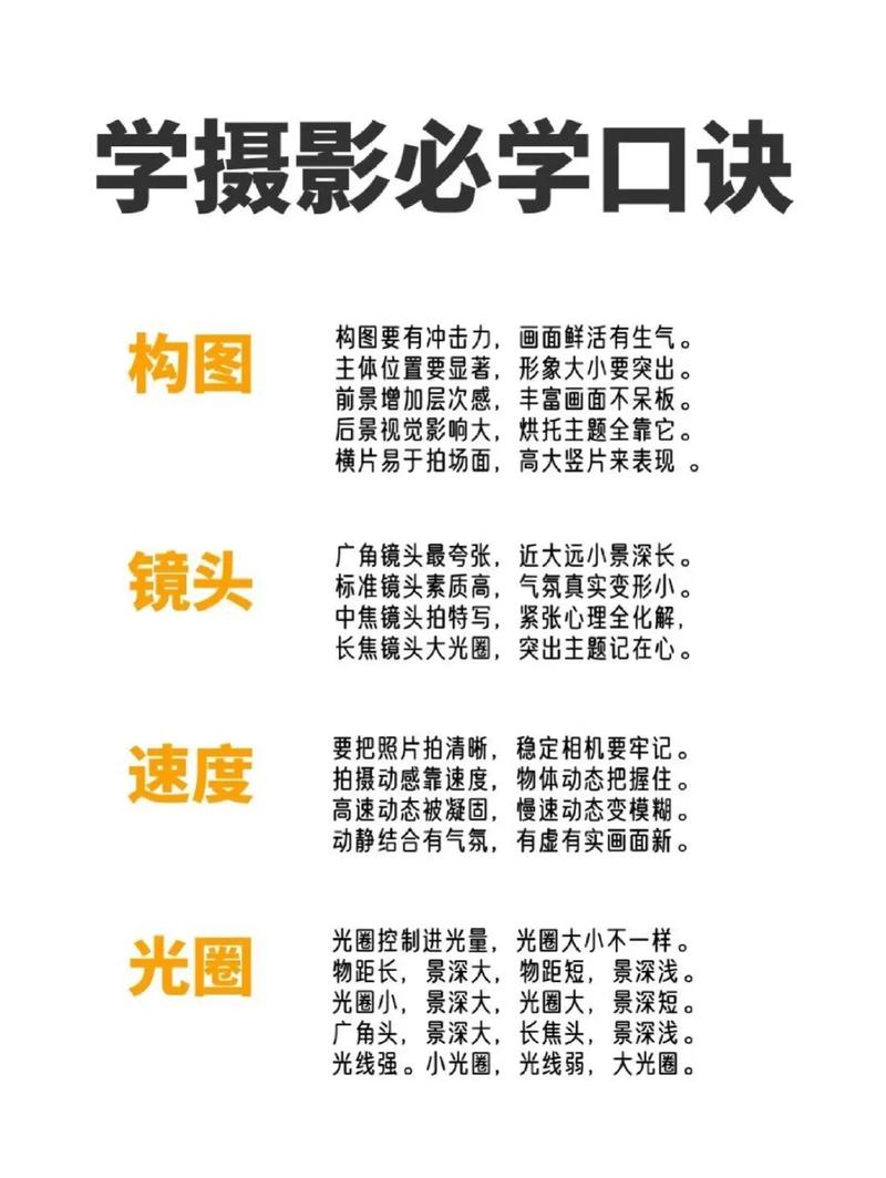 二、拍摄执行技巧