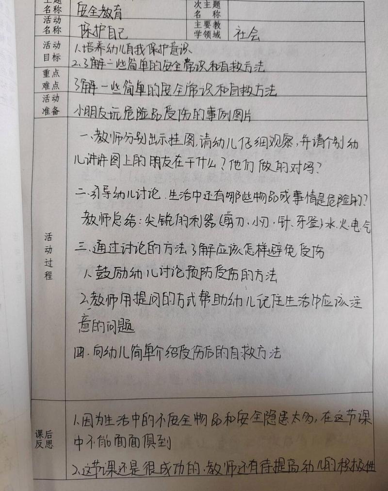 📝 注意事项（可根据幼儿园特色调整）：